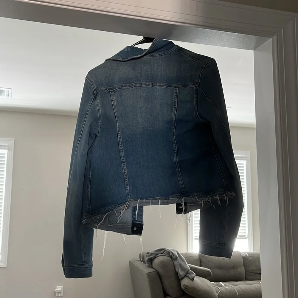 Distressed Denim Jacket - Medium - Picture 2 of 3